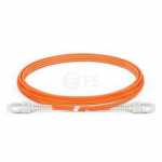 SC/UPC - LC/UPC OM2 50/125 Multi Mode Fiber Optik Patch Cord Duplex