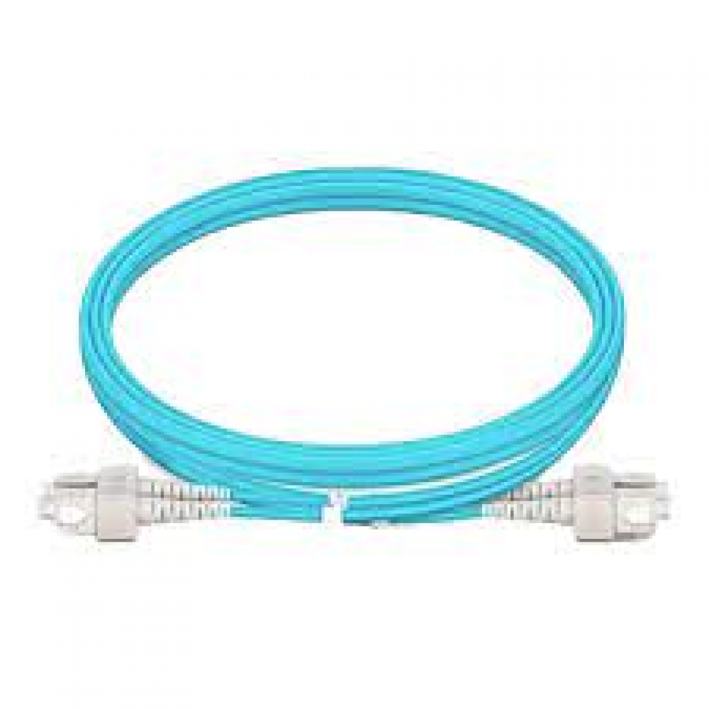 SC/UPC - LC/UPC OM3 50/125 Multi Mode Fiber Optik Patch Cord Duplex