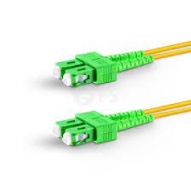 SC/APC - SC/APC OS2 Duplex 9/125 Fiber Optik Patch Cord