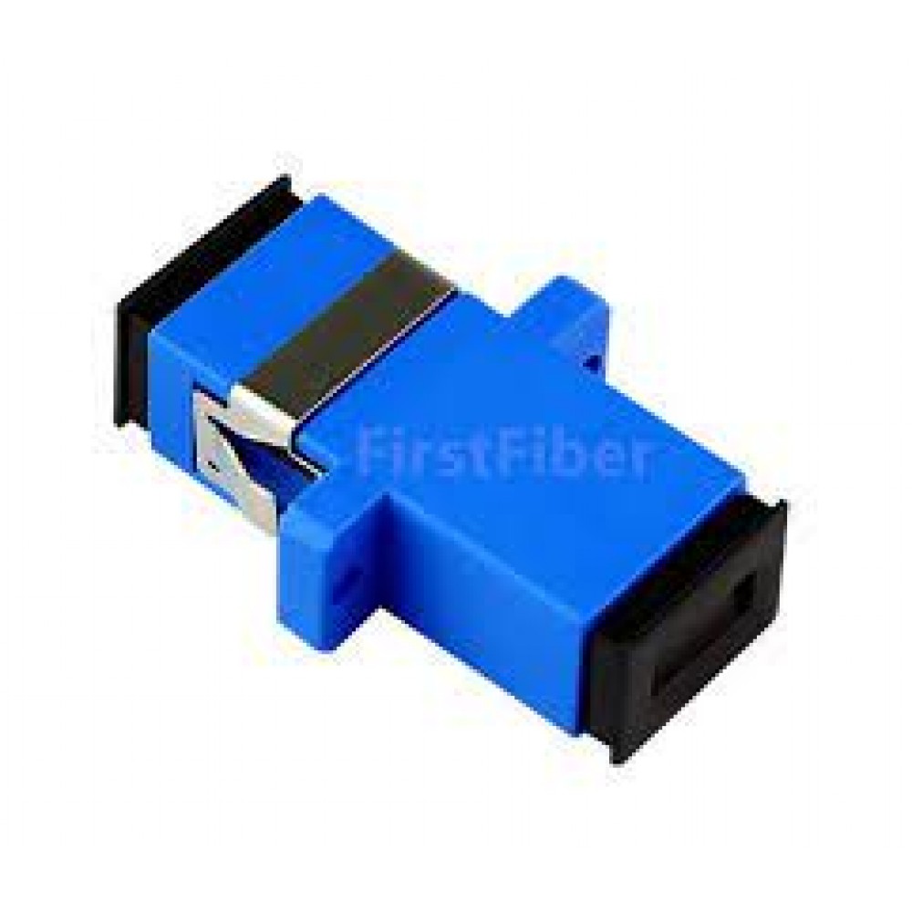 SC UPC Simplex Single Mode Plastik Fiber Optik Adaptor