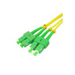 SC/APC - SC/APC OS2 Duplex 9/125 Fiber Optik Patch Cord