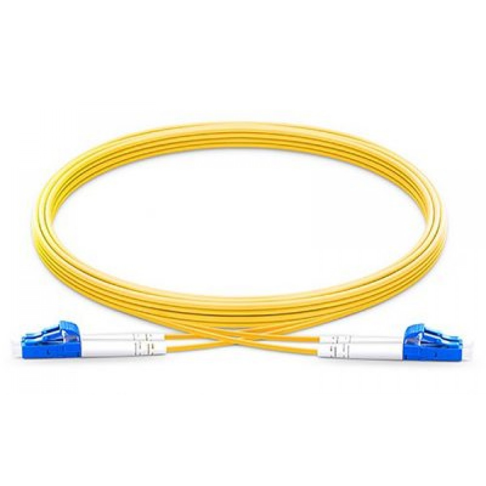 LC UPC to LC UPC 9/125 OS2 Single Mode Bend Insensitive Fiber Optic Cable